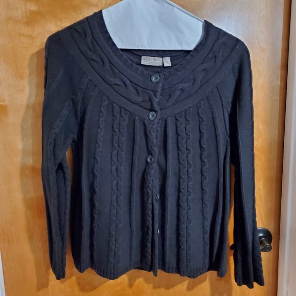 croft & barrow Sweaters - Croft & Barrow Black Sweater 1X